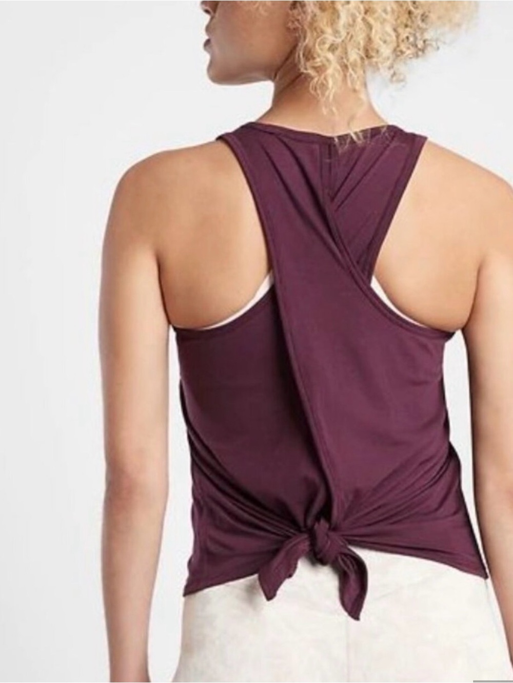 Athleta Essence cross back tank size small